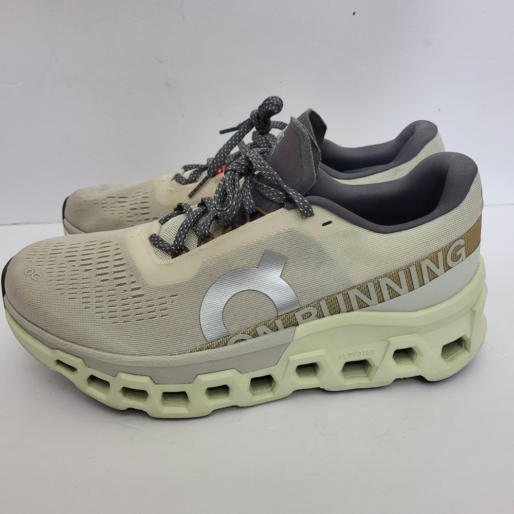 On Running Women's Athletic Shoes Cream Gray